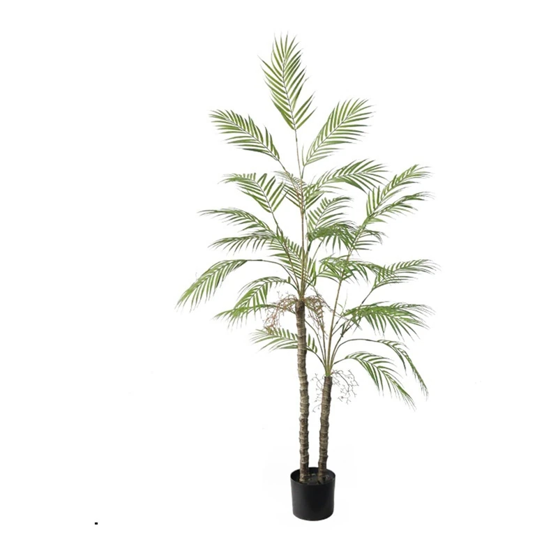Zstar Artificial Plants, 150 cm Double bar, Green, 17 cm - Image 1