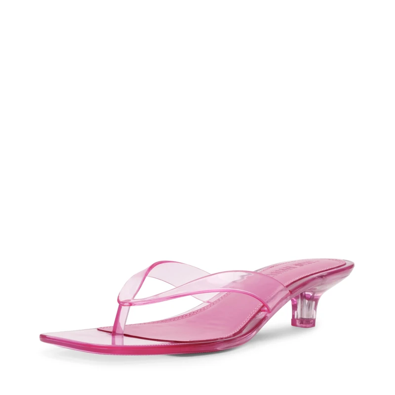Steve Madden Women's Tracie Heeled Sandal, Pink, 5 UK