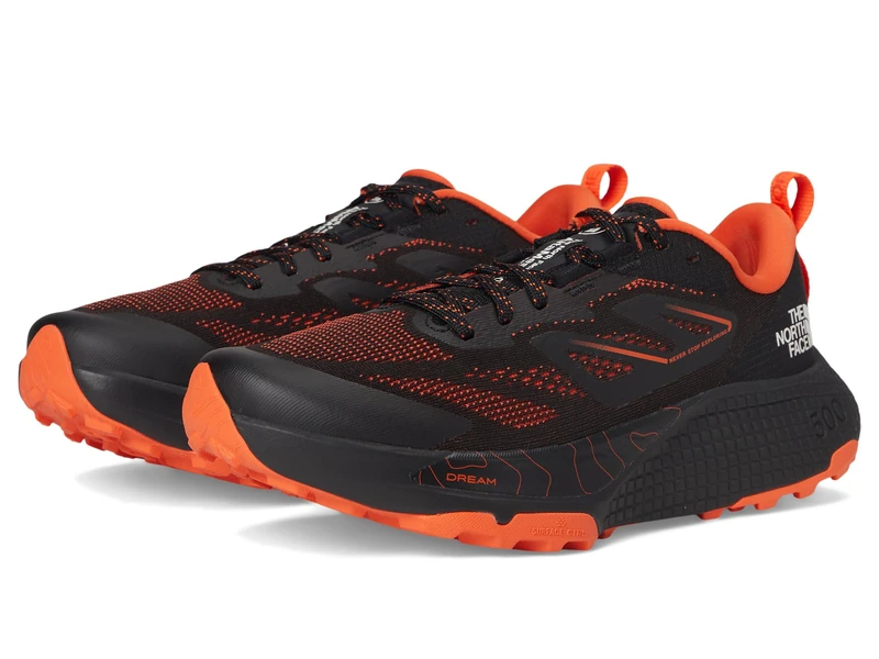 The North Face Men's Altamesa 500 Trail Running Shoes, TNF Black/Solar Flare, 6.5