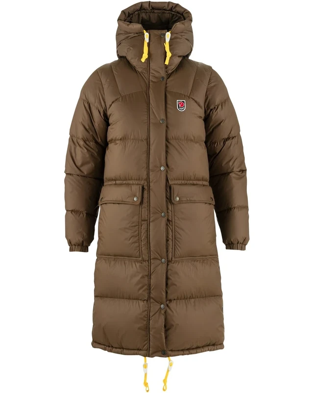 FJALLRAVEN 86126-299 Expedition Long Down Parka W Jacket Women's Dark Oak Size S