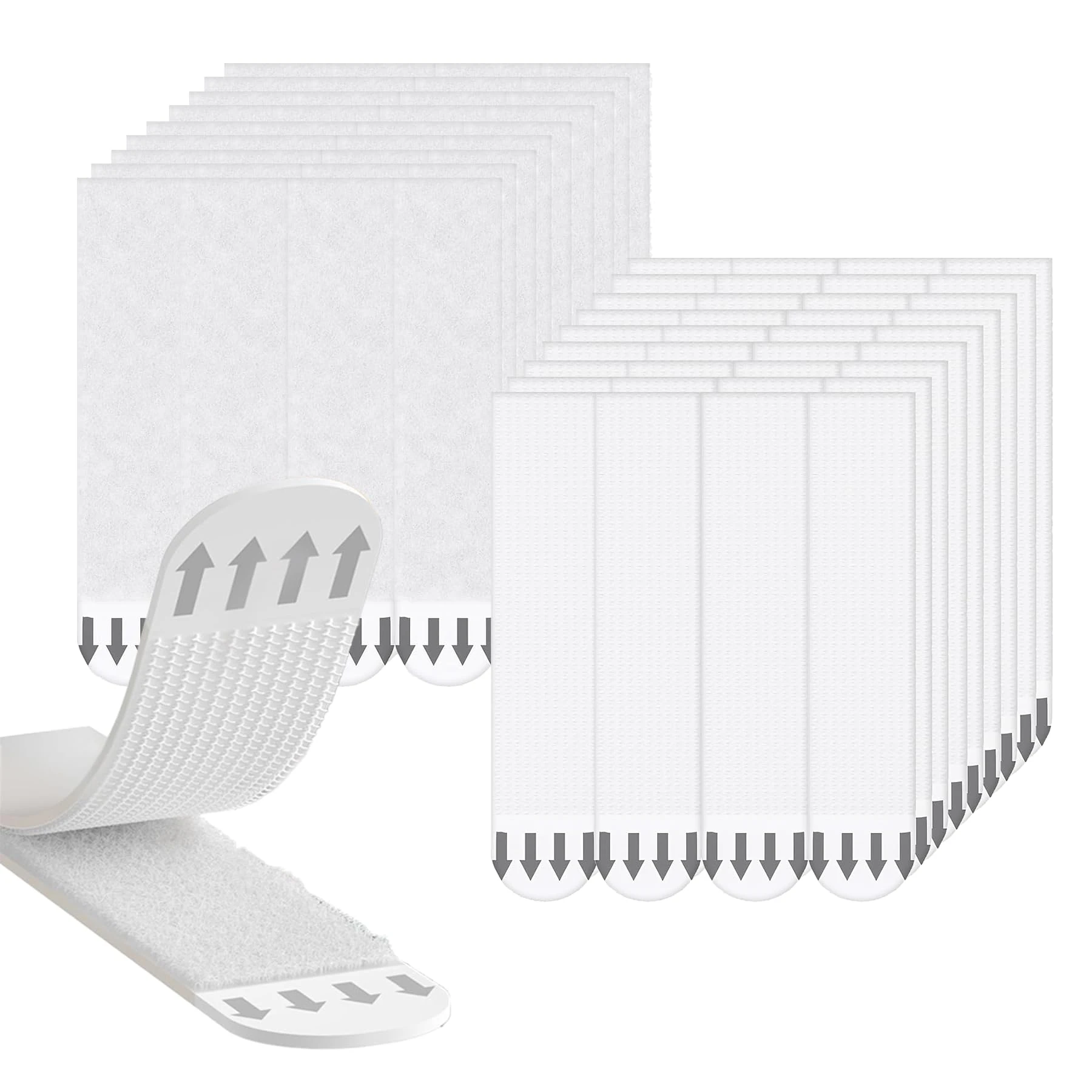 72 Strips (36 Pairs) Picture Hanging Strips Heavy Duty, No Nails Photo Frame Stickers for Wall, Removable Damage Free Self Adhesive Mounting Tape for Picture Frame Poster (16 x 70mm, 72 PCS)