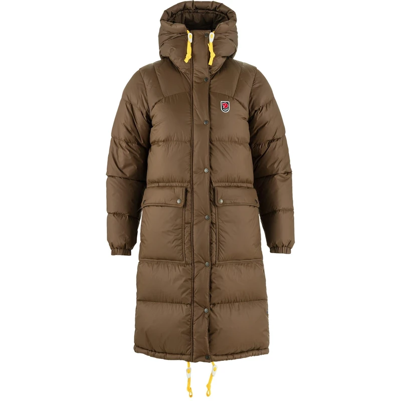 FJALLRAVEN 86126-299 Expedition Long Down Parka W Jacket Women's Dark Oak Size XS