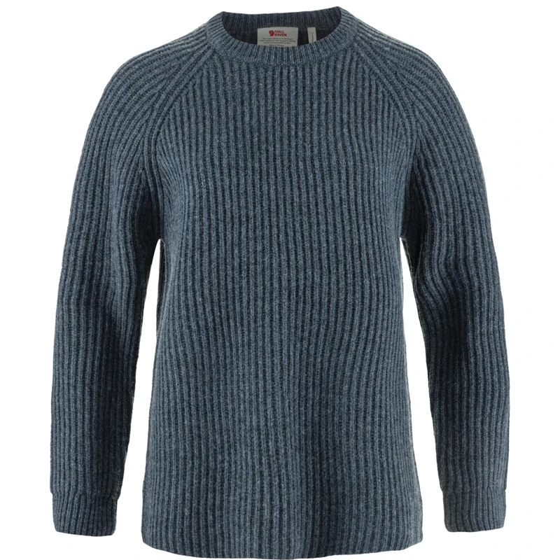 FJALLRAVEN 14600183-560 Övik Rib Sweater W Sweatshirt Women's Navy Size XXS