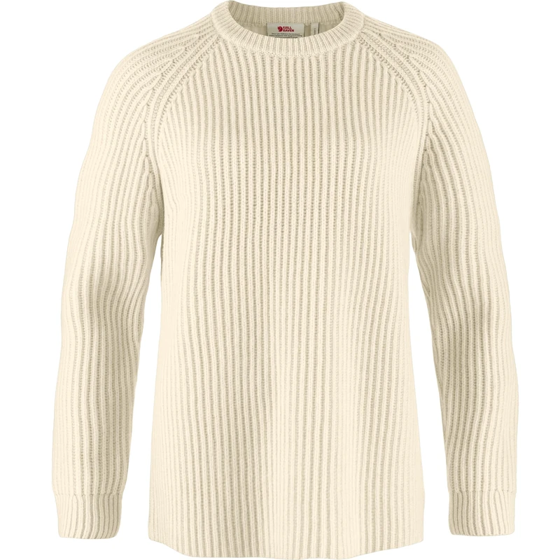 FJALLRAVEN 14600183-113 Övik Rib Sweater W Sweatshirt Women's Chalk White Size XL