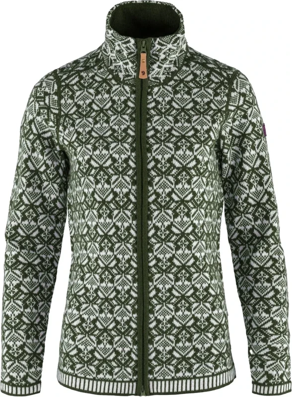 FJALLRAVEN 89912-662 Snow Cardigan W Jacket Women's Deep Forest Size XXS