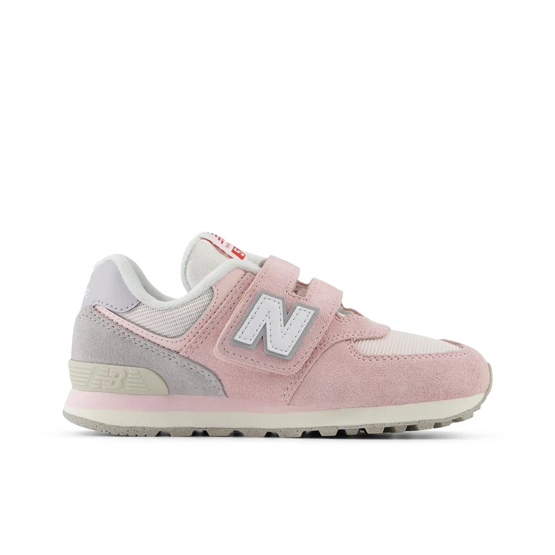 NEW BALANCE PV574BKM 574 Men Shell Pink Textile/Other, 11 UK Child