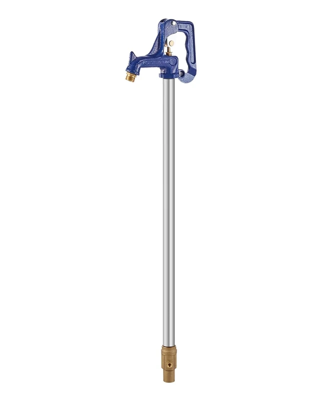 VEVOR Frost Proof Yard Hydrant, 4.25 FT Freeze-Proof Outdoor Faucet with 24" Bury Dept, G 3/4" Pipe Connection & G 3/4" Hose Coupling, Heavy-Duty Cast Iron Hydrant for Yard, Garden, Farm Irrigation