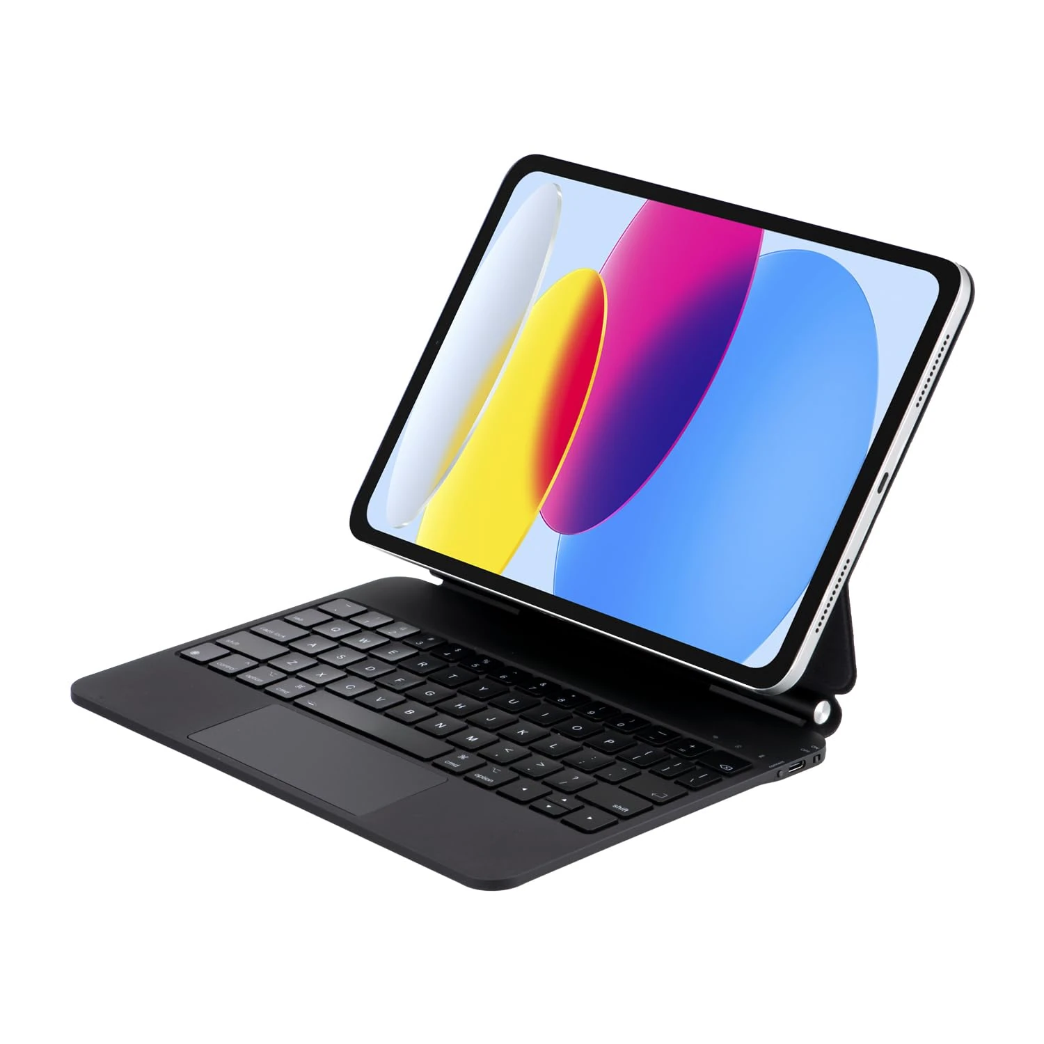 Seagtigau Magic Keyboard Case for iPad 10th Generation 2022 10.9 inch and iPad 11th A16 2025, Magnetic Keyboard Case with Multi-Touch Trackpad, Backlit, Light Weight