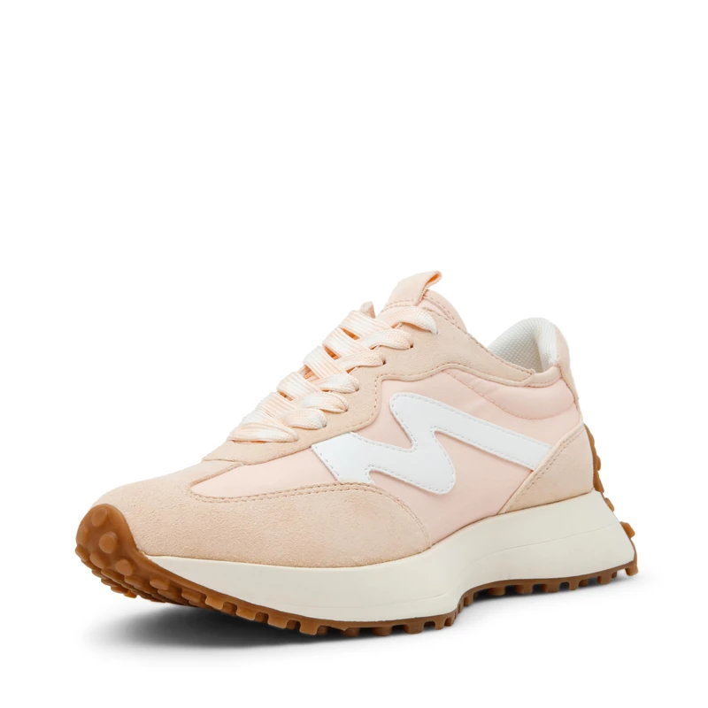 Steve Madden Women's Campo Sneaker, Peach, 4 UK - Image 1