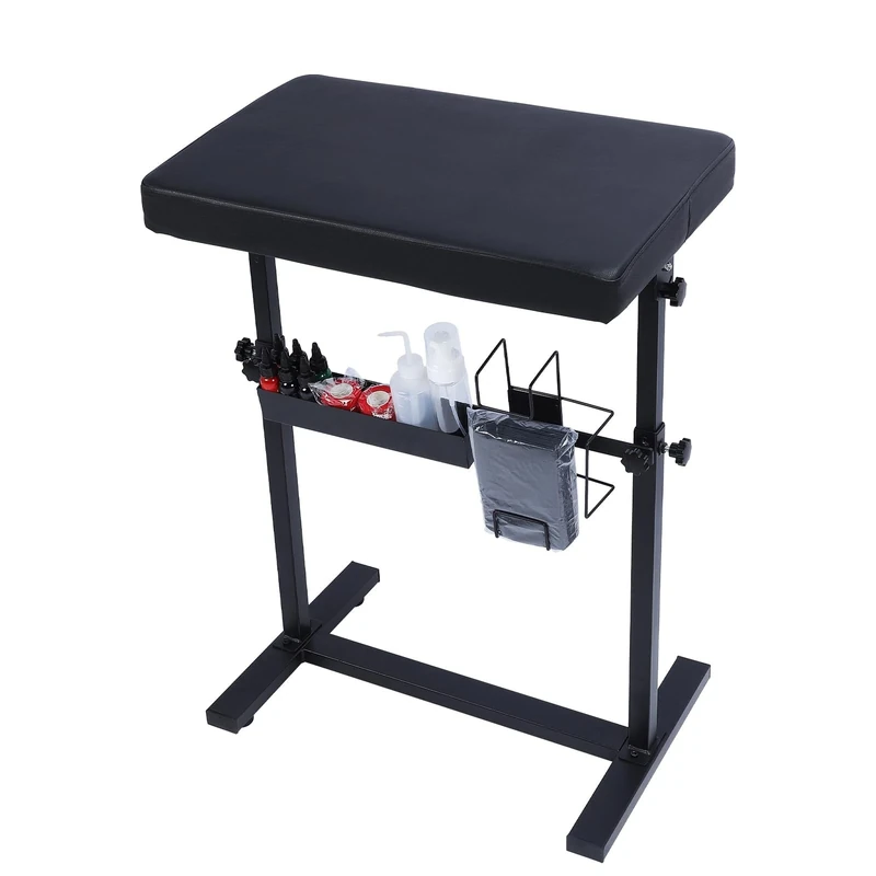 Tattoo Armrest Stand,Oversized Tattoo Armrest,Body Art Rest for Artist Height Adjustable Body Art Workstation with 40pcs Tattoos Bibs