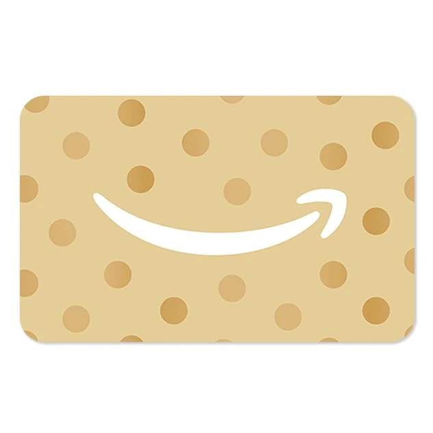 Amazon Digital Gift Card - Gleaming Gold Dots - (Digital Delivery)
