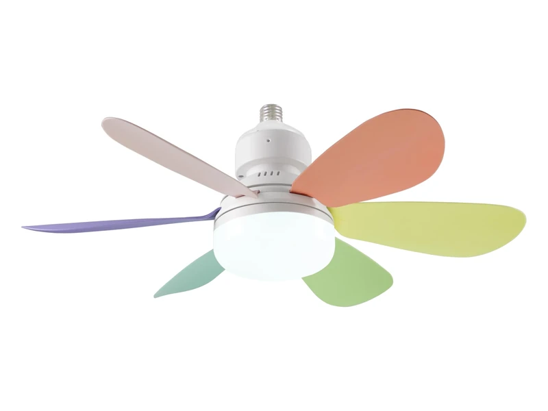 beper P206VEN610 Ceiling Fan, 40W, Lighting and Ventilation with Interchangeable Design, 2 Sets of Blades, 3 Speeds, Remote Control and Energy-Saving Lamp