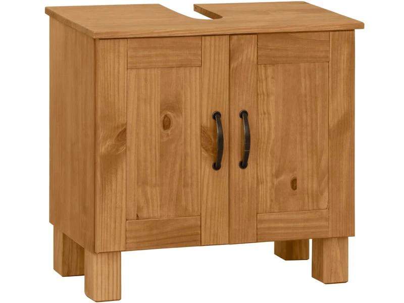 Dorel Home Furnishings Alby Cabinet for Sink with 2 Doors Stained Wax