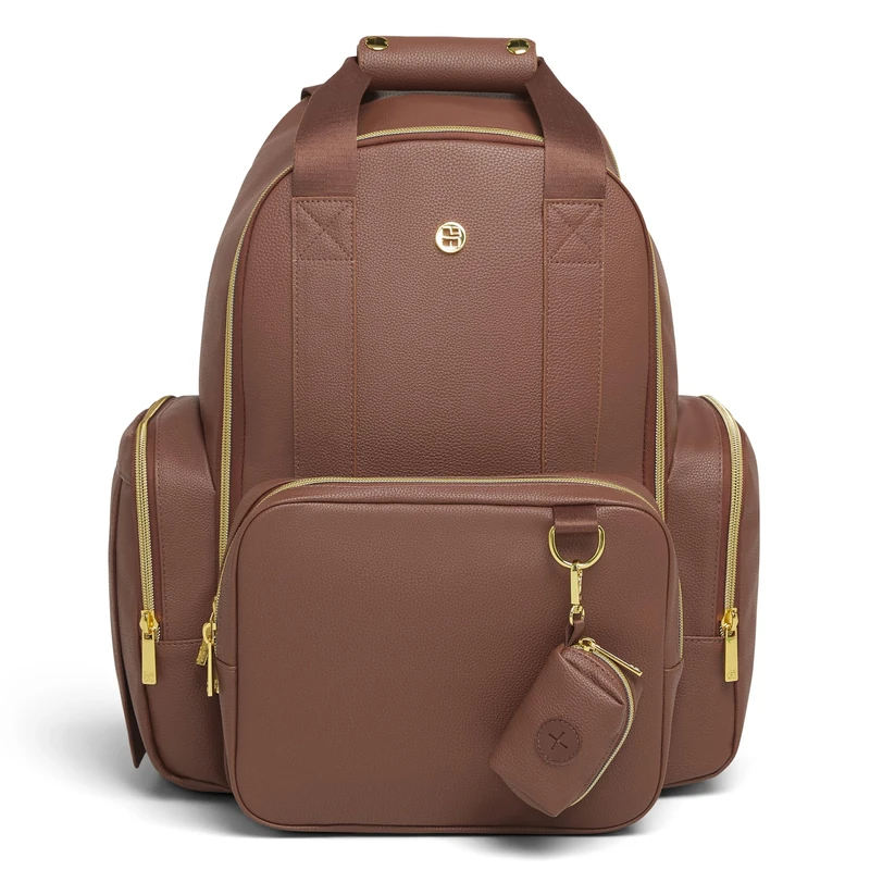 HUGGIES Unisex's Backpack-Diaper Bag, Camel, One Size