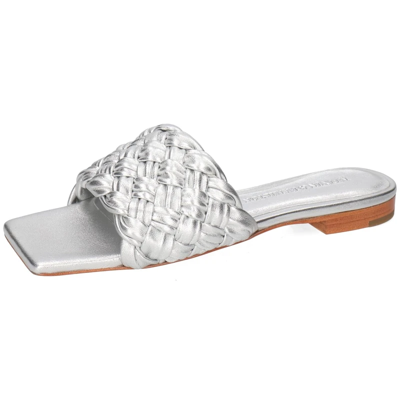 Melvin & Hamilton Women Eglantine 1 Mule, Silver, 5 UK