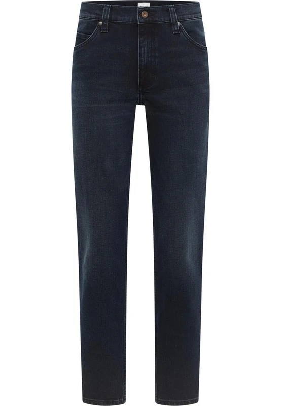 MUSTANG Men's Style Tramper Straight Jeans, Dark Blue 801, 33 W/30 L