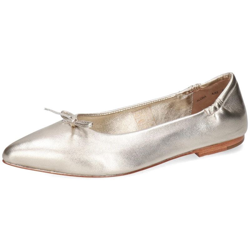 Melvin & Hamilton Women Alora 4 Ballet Flat, Beige, 5 UK