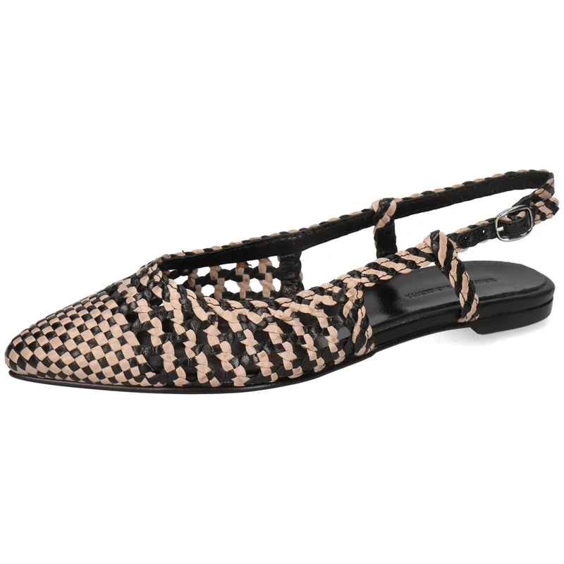 Melvin & Hamilton Women Fiora 3 Ballet Flat, Black, 7 UK