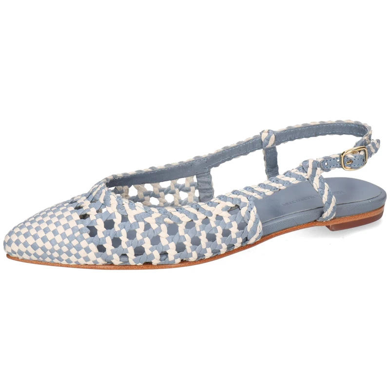 Melvin & Hamilton Women Fiora 3 Ballet Flat, Blue, 9 UK