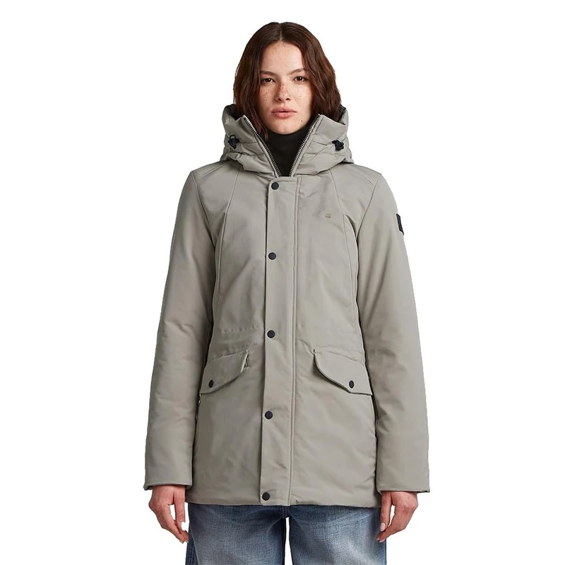 G-STAR 8721136008785 Vodan 2.0 Short Jkt WMN, Beige (elephant skin D26966-D908-G106), XL