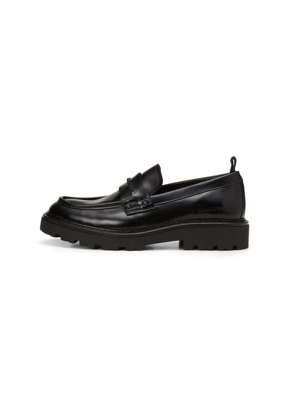 Marc OߴPolo Men’s Elegant Lug Sole Loafers, Black (Black), 6,5