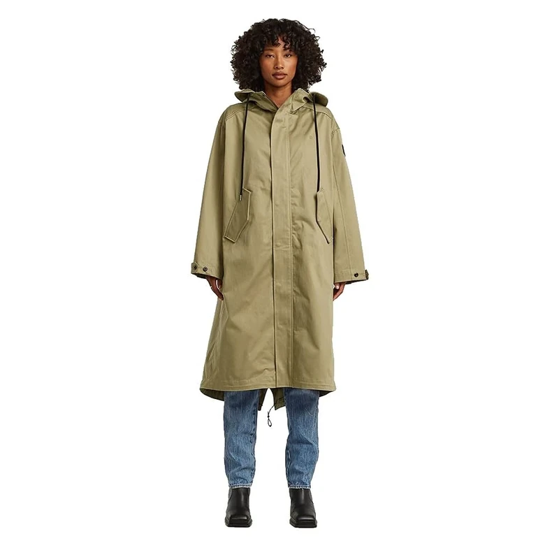 G-STAR 8721136008785 Rovic hdd XL loose parka wmn, Green (ensis green D28236-5126-6057), XXL