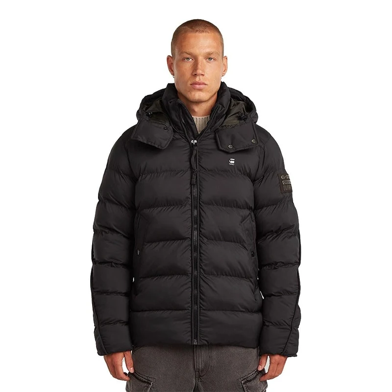 G-STAR Men's G-Whistler XL Long Blanket 2.0 Jacket, Black (dk Black D26888-D518-6484), XS - Image 1
