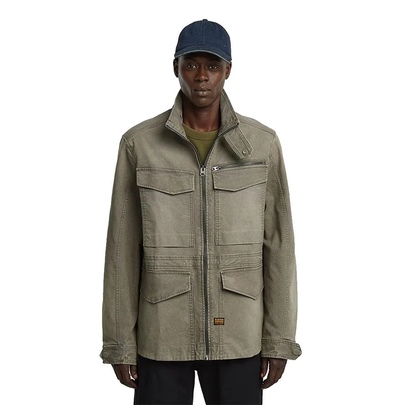 G-STAR Men's Rovic Slim Field JKT Jacket, Brown (Vintage dust Turf D26117-E172-H515), XS