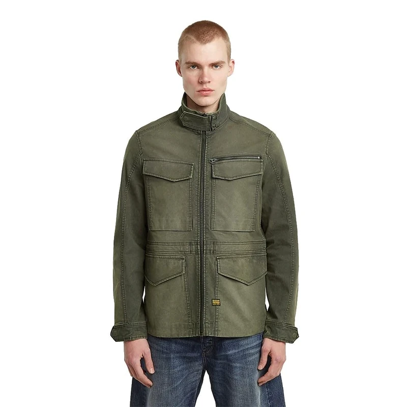 G-STAR Men's Rovic Slim Field JKT Jacket, Grey (Vintage dust Asfalt D26117-E172-H514), S