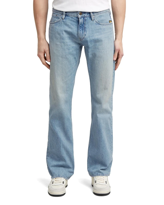 G-STAR Men's Lenney Bootcut 2.0 Jeans, Multicolor (Vintage Cumulus Blue D26989-d499-h484), 27W x 30L