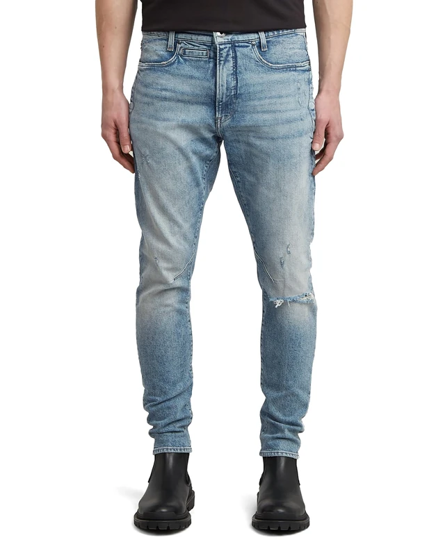 8719965012981 D-STAQ 3D Slim Jeans, Multicoloured (Vintage Antalya Blue Destroyed D05385-e106-h541), 30 W/30 L