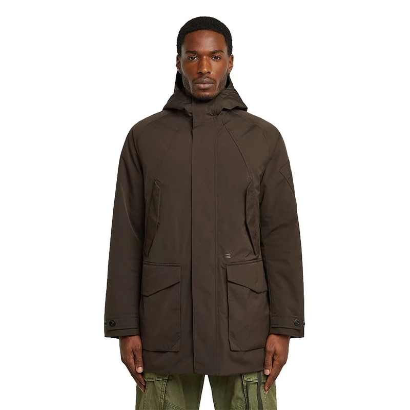 G-STAR 8721136008785 Multipocket PDD Parka, Brown (deep brown D26891-E058-A926), XS