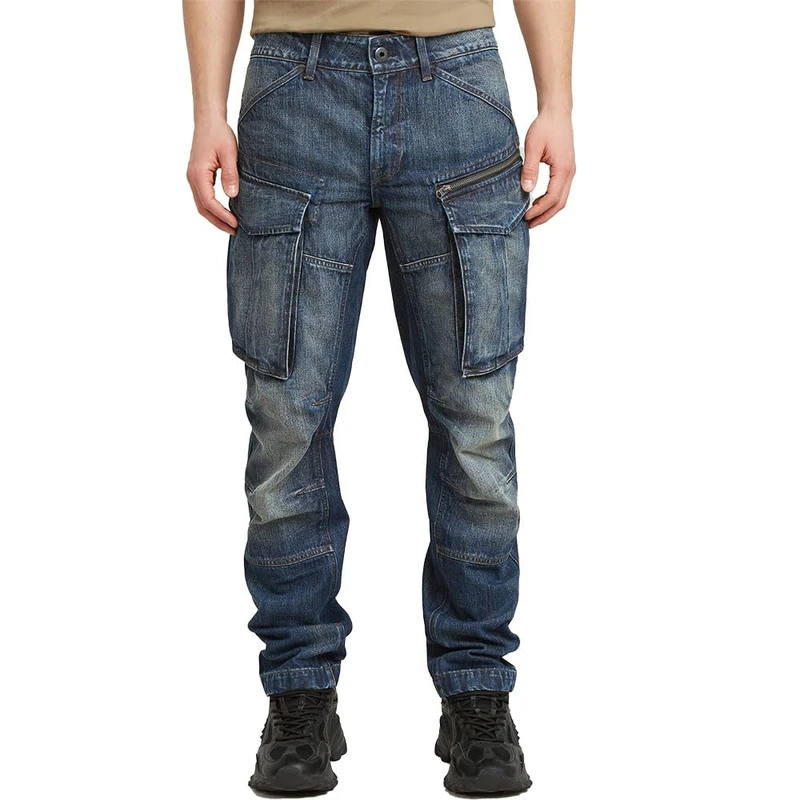 G-STAR Men's Rovic Zip 3D Regular Tapered Denim Jeans