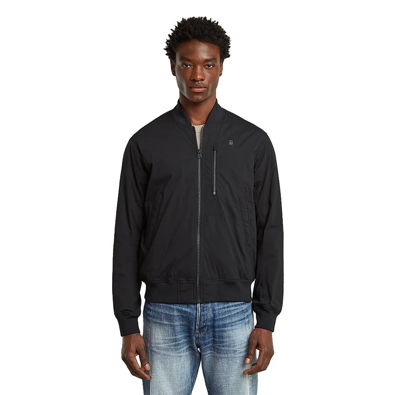 G-STAR Men's Tech Bomber Jacket, Black (dk Black D25508-E070-6484), L