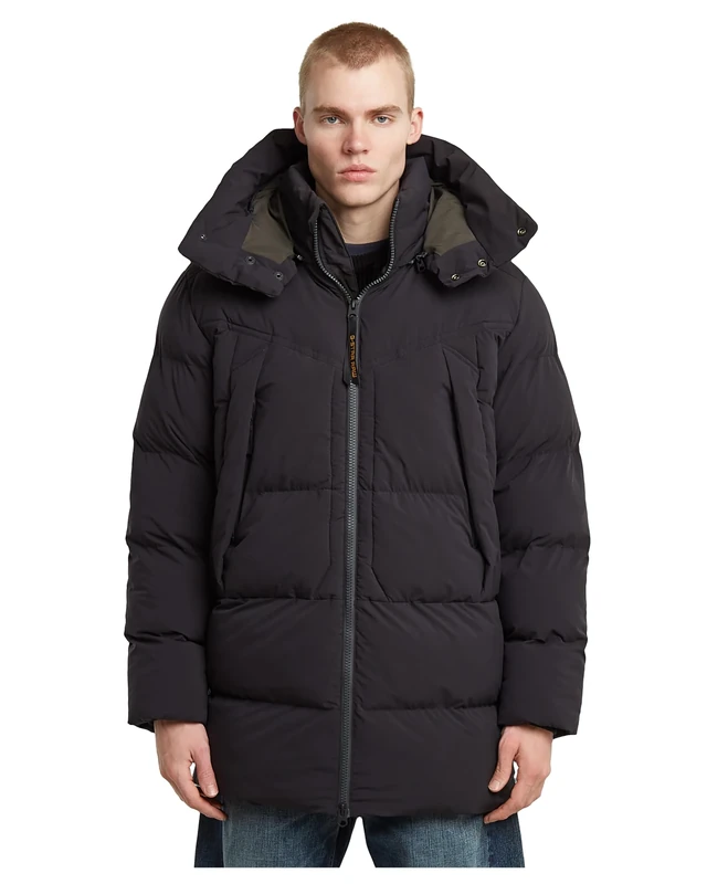 G-STAR Men's G-Whistler Pdd HDD Parka 2.0 Jacket, Black (dk Black D26887-D518-6484), M