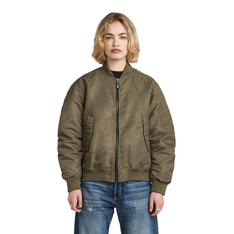 G-STAR 8721136008785 Bomber pdd jkt wmn, Brown (turf D26973-C143-273), M - Image 1