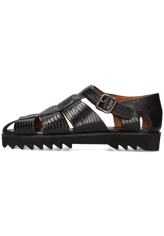 Melvin & Hamilton Men Sam 29 Sandal, Black, 9.5 UK