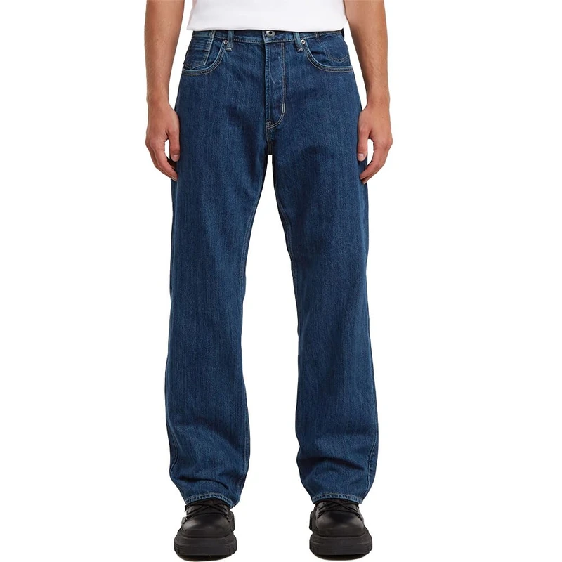 G-STAR 8719965012981 Deeggie Relaxed Straight, Multicoloured (Vintage Cumulus Blue D27736-d499-h484), 32 W/34 L