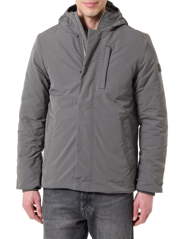 G-STAR Men's Clean Vodan Pdd HDD JKT Jacket, Grey (gs Grey D27789-D908-1260), XS