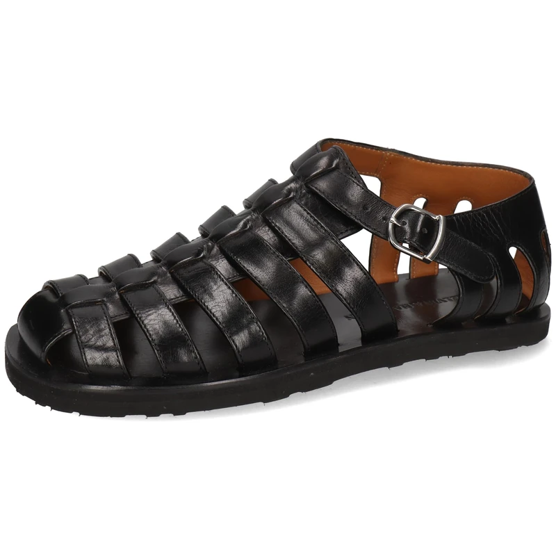 Melvin & Hamilton Men Sam 3 Sandal, Black, 9.5 UK