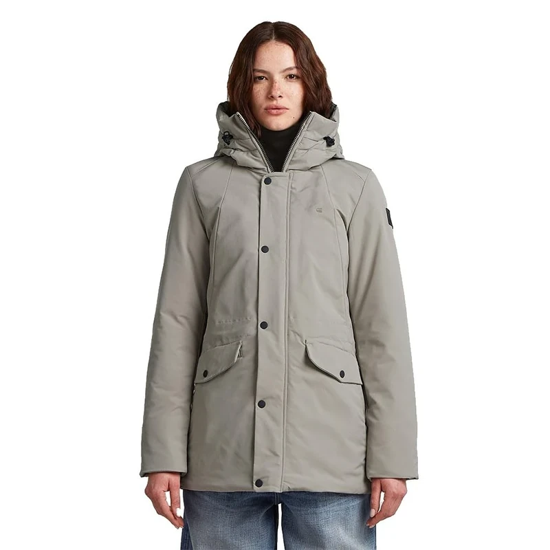 G-STAR 8721136008785 Vodan 2.0 Short Jkt WMN, Beige (elephant skin D26966-D908-G106), XS