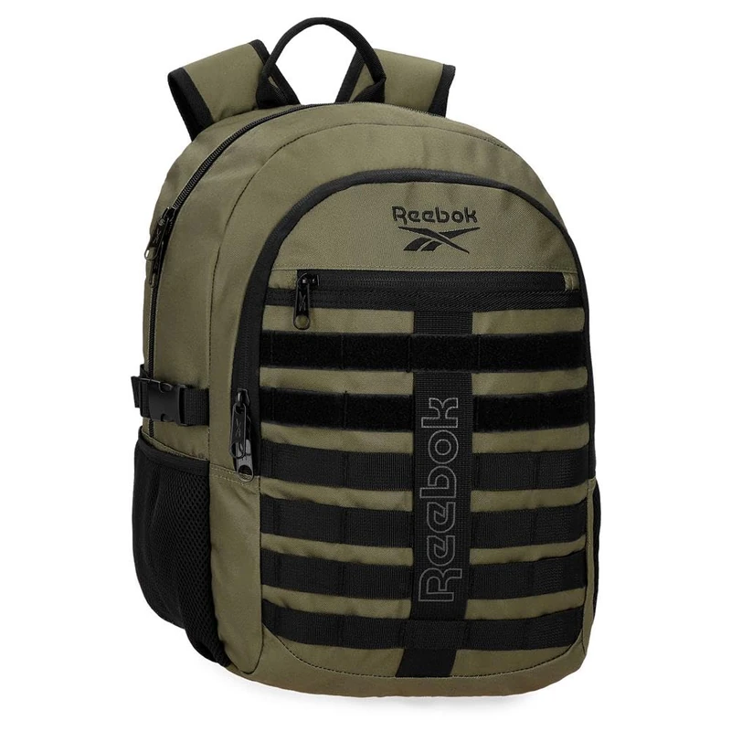 Reebok Cross One Backpack for 15.6-Inch Laptop, Green, 34 x 45 x 15 cm, 22.95 L, Polyester by Joumma Bags