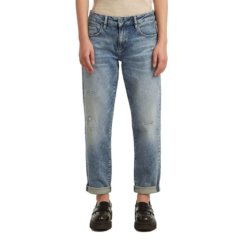 G-STAR Women's Kate Boyfriend Cinch Wmn Jeans, Multicoloured (Vintage Aegean Sea Restored D26881-e106-h536), 33W x 32L
