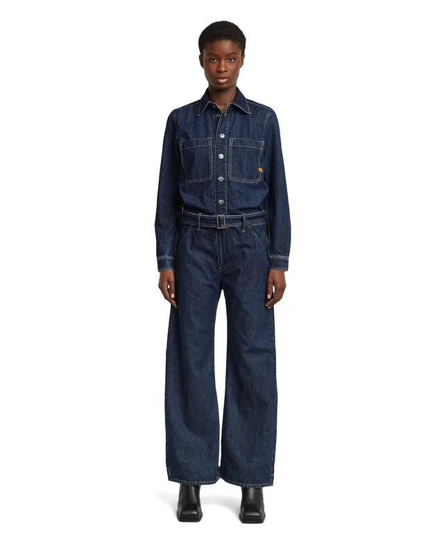 G-STAR 8719965012981 Belted 3D Loose Jumpsuit LS Wmn