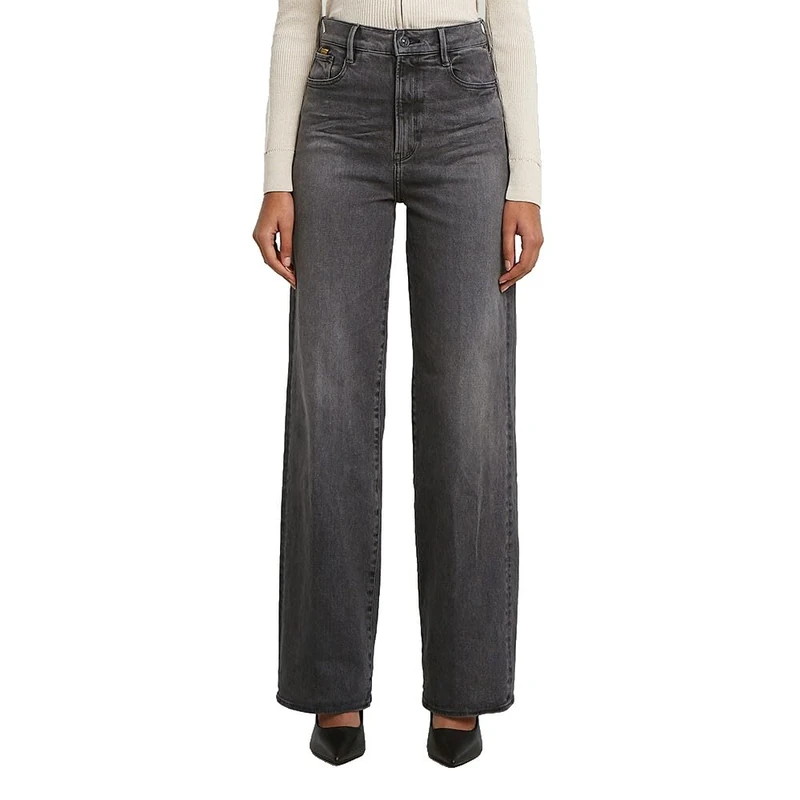 G-STAR Women's Deck 2.0 High Loose Jeans - Black 29W/32L
