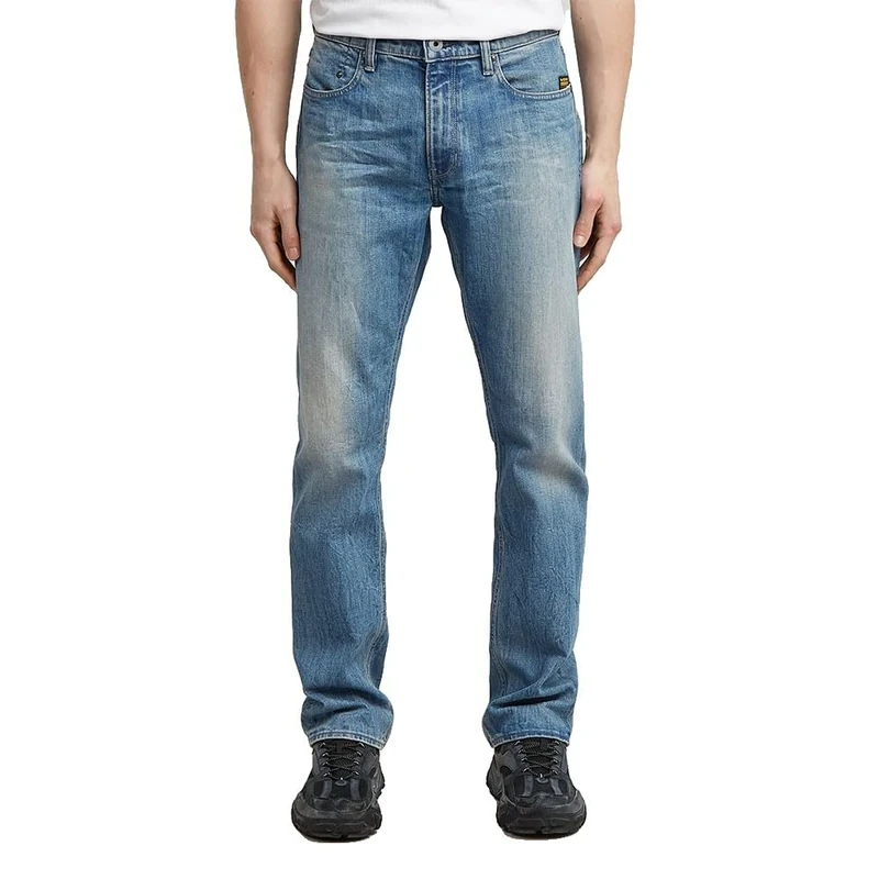 G-STAR Men's Mosa Straight Jeans, Multicoloured (Vintage Cirrus Blue D23692-d498-h481), 34 W/32 L