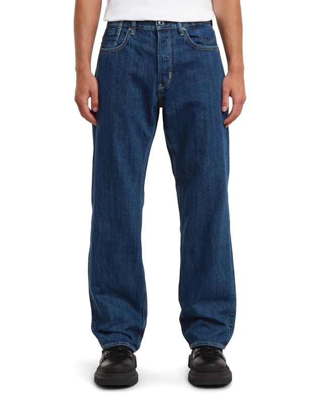 G-STAR Men's Deeggie Relaxed Straight Jeans, Blue (Worn in Blue Stream D27736-d577-h561), 38 W/34 L