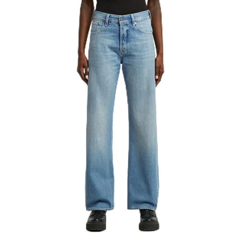 G-STAR Women's Bowey 3D Boyfriend Jeans, Multicolour (faded rhine blue D25372-E266-H545), 26W / 32L