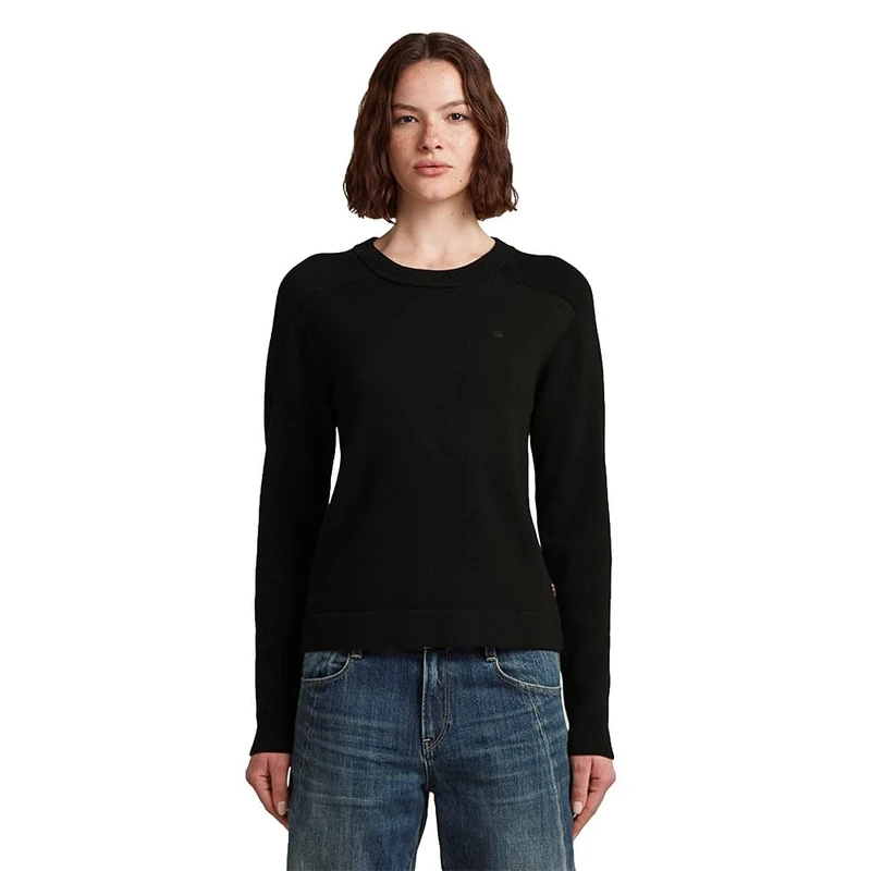 G-STAR 8719965012981 Core r Knit Women's, Black (Dk Black D27712-b692-6484), XS
