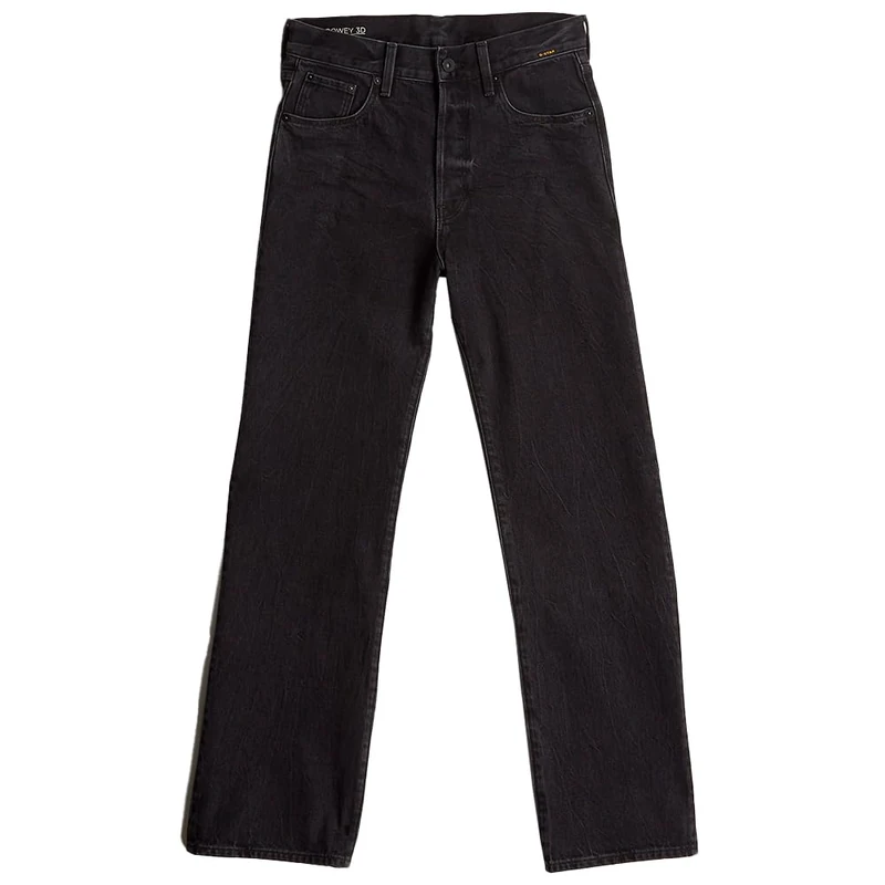 G-STAR Women's Bowey 3D Boyfriend Jeans, Black (Worn in Black Obsidian D25372-d772-g756), 28W x 28L